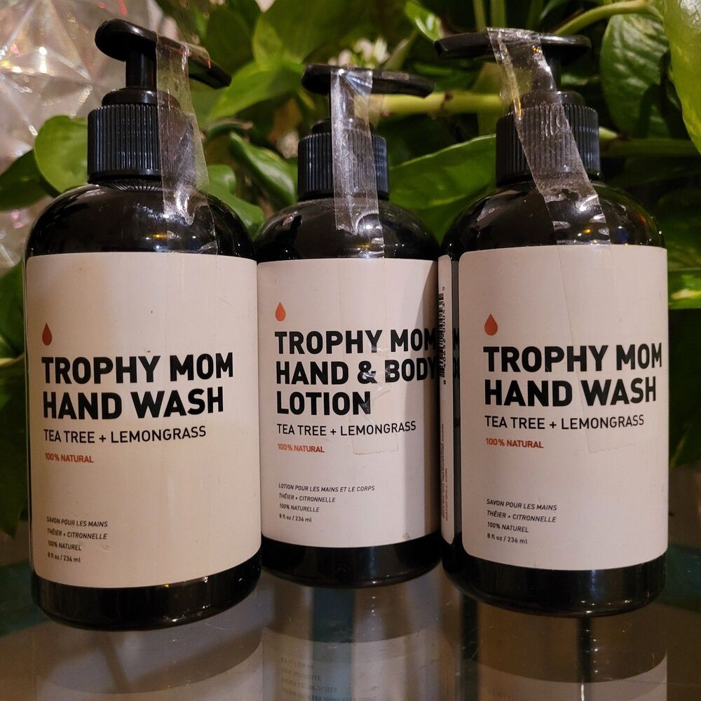 Way Of Will Body Lotion Hand Soap Trophy Mom Tea Tree Lemongrass Set 3 Pack Gift